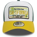 petten-gebogen-meerkleurig-snapback-a-frame-patch-california-van-new-era