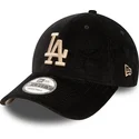 petten-gebogen-zwart-verstelbaar-9forty-cord-van-los-angeles-dodgers-mlb-van-new-era