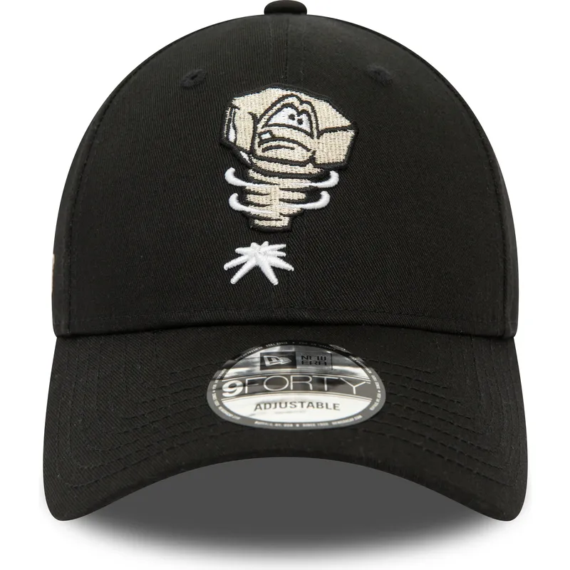 petten-gebogen-zwart-verstelbaar-9forty-minor-league-van-lansing-lugnuts-milb-van-new-era