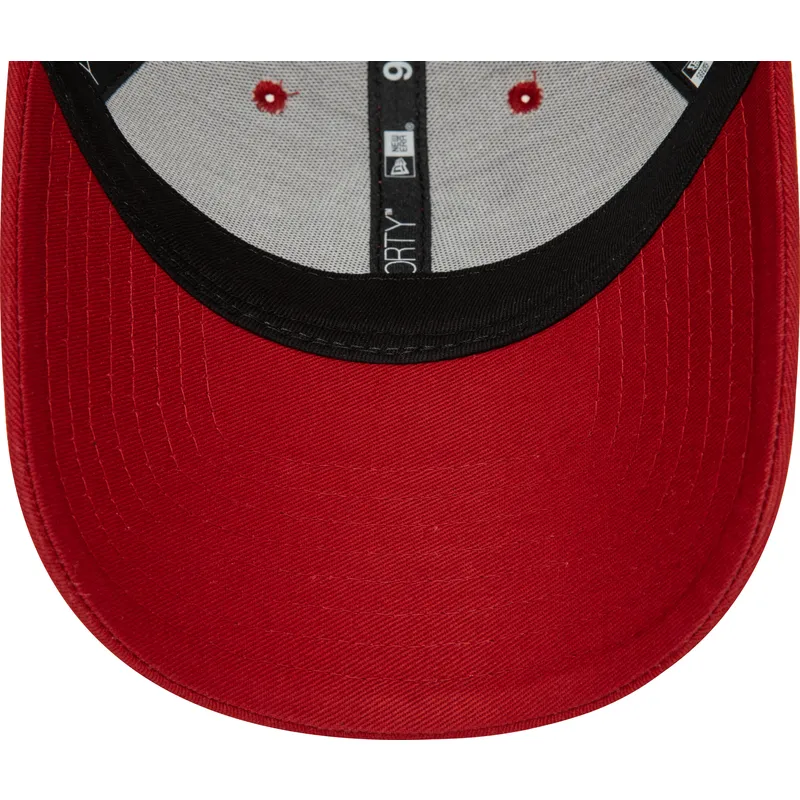 petten-gebogen-rood-verstelbaar-9forty-minor-league-van-modesto-nuts-milb-van-new-era