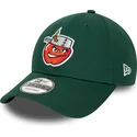 petten-gebogen-groen-verstelbaar-9forty-minor-league-van-fort-wayne-tincaps-milb-van-new-era