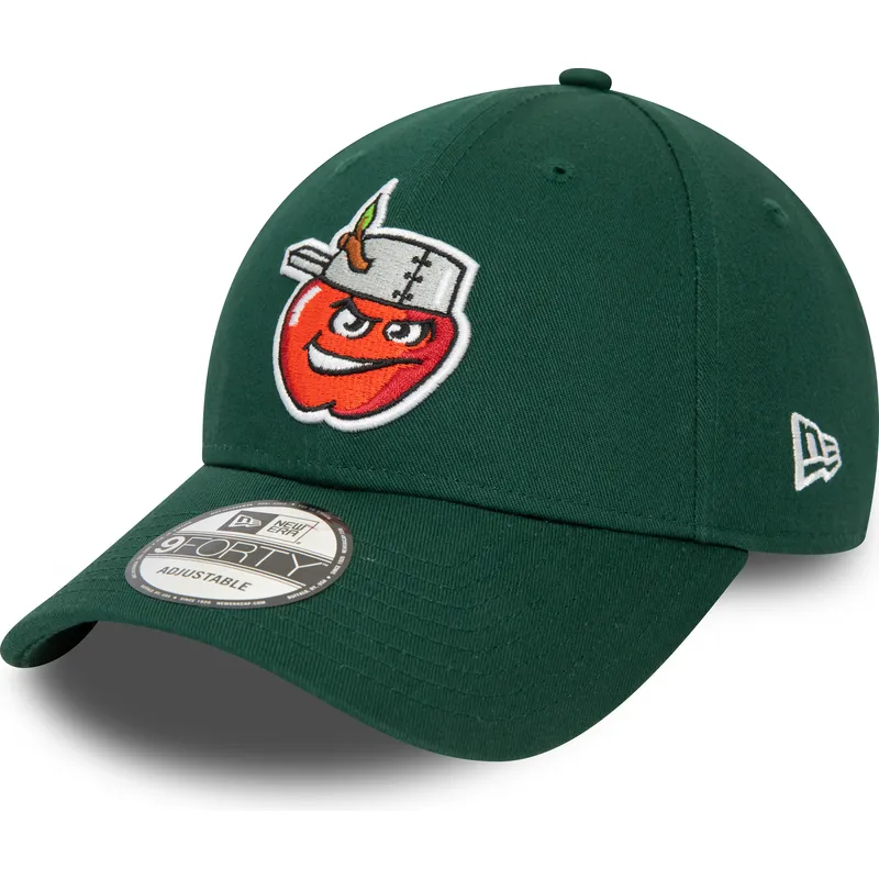 petten-gebogen-groen-verstelbaar-9forty-minor-league-van-fort-wayne-tincaps-milb-van-new-era