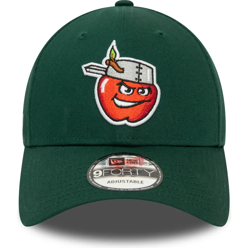 petten-gebogen-groen-verstelbaar-9forty-minor-league-van-fort-wayne-tincaps-milb-van-new-era