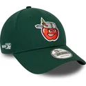 petten-gebogen-groen-verstelbaar-9forty-minor-league-van-fort-wayne-tincaps-milb-van-new-era