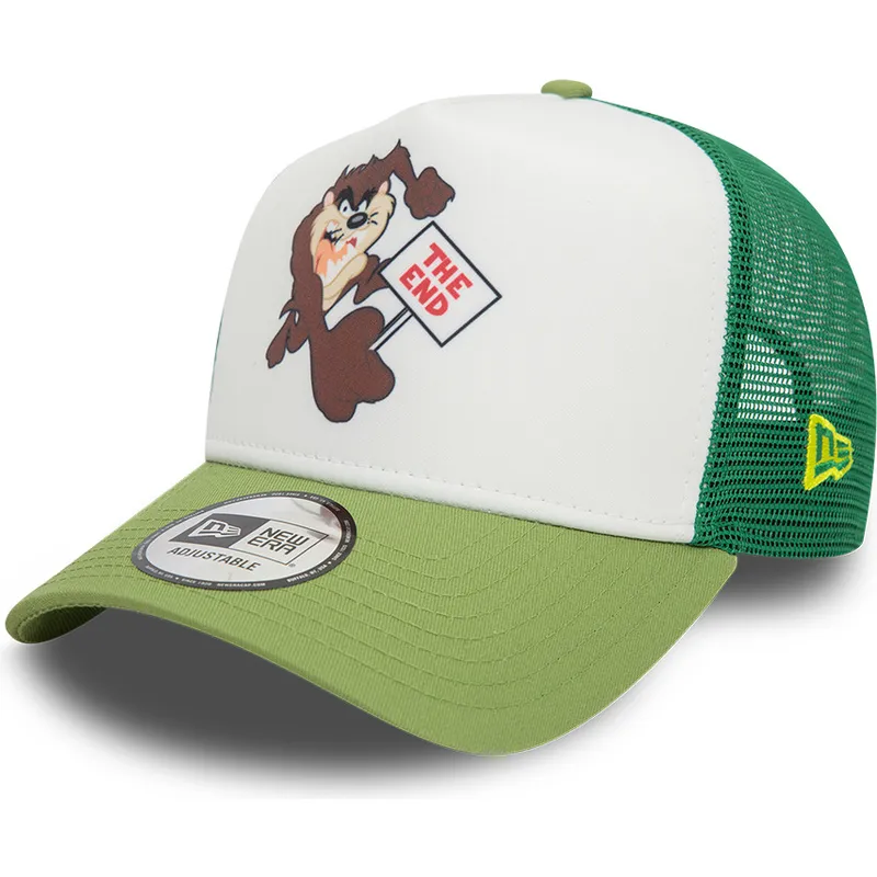 petten-gebogen-groen-snapback-a-frame-frame-character-van-tasmania-looney-tunes-van-new-era