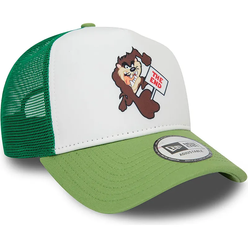 petten-gebogen-groen-snapback-a-frame-frame-character-van-tasmania-looney-tunes-van-new-era