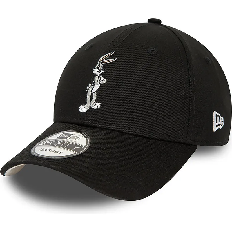 petten-gebogen-zwart-verstelbaar-9forty-character-van-bugs-bunny-looney-tunes-van-new-era