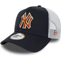 petten-gebogen-marineblauw-snapback-a-frame-boucle-van-new-york-yankees-mlb-van-new-era