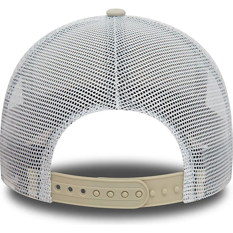 petten-gebogen-beige-snapback-a-frame-boucle-van-los-angeles-dodgers-mlb-van-new-era