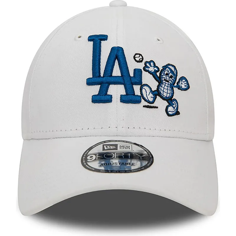 petten-gebogen-wit-verstelbaar-9forty-food-character-van-los-angeles-dodgers-mlb-van-new-era
