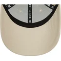 petten-gebogen-beige-verstelbaar-9forty-team-outline-van-new-york-yankees-mlb-van-new-era