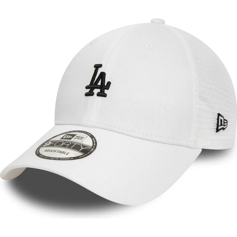 petten-gebogen-wit-verstelbaar-9forty-home-field-van-los-angeles-dodgers-mlb-van-new-era