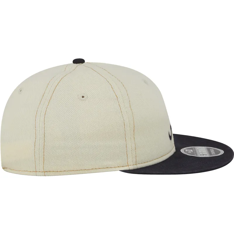 petten-plat-beige-snapback-9fifty-retro-crown-denim-van-atlanta-braves-mlb-van-new-era petten-plat-beige-snapback-9fifty-retro-crown-denim-van-atlanta-braves-mlb-van-new-era