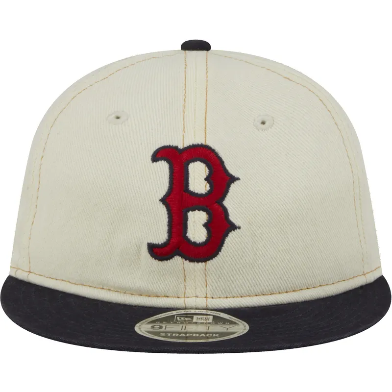petten-plat-beige-snapback-9fifty-retro-crown-denim-van-boston-red-sox-mlb-van-new-era