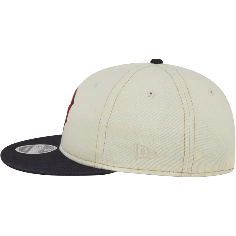 petten-plat-beige-snapback-9fifty-retro-crown-denim-van-boston-red-sox-mlb-van-new-era
