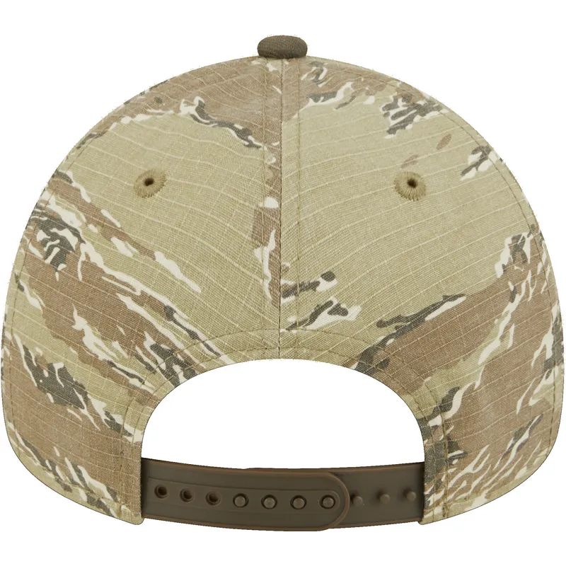 petten-gebogen-camouflage-snapback-9forty-a-frame-two-tone-tiger-van-los-angeles-dodgers-mlb-van-new-era