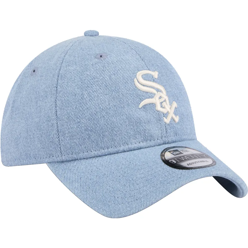 petten-gebogen-blauw-verstelbaar-9twenty-washed-denim-van-chicago-white-sox-mlb-van-new-era petten-gebogen-blauw-verstelbaar-9twenty-washed-denim-van-chicago-white-sox-mlb-van-new-era
