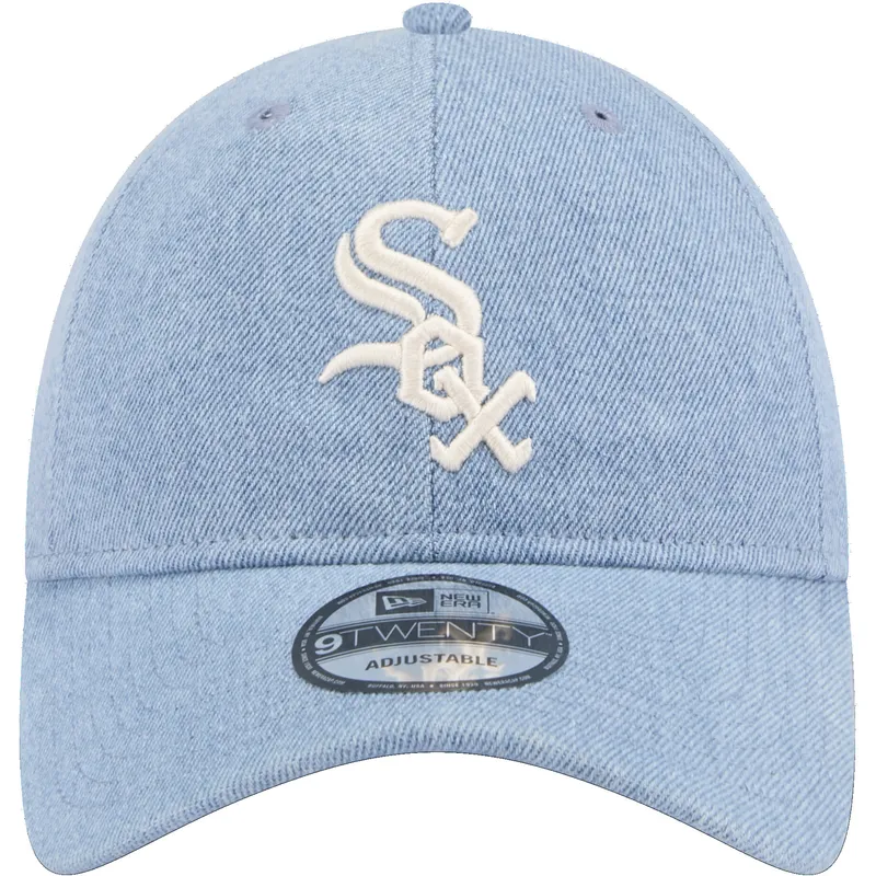 petten-gebogen-blauw-verstelbaar-9twenty-washed-denim-van-chicago-white-sox-mlb-van-new-era petten-gebogen-blauw-verstelbaar-9twenty-washed-denim-van-chicago-white-sox-mlb-van-new-era