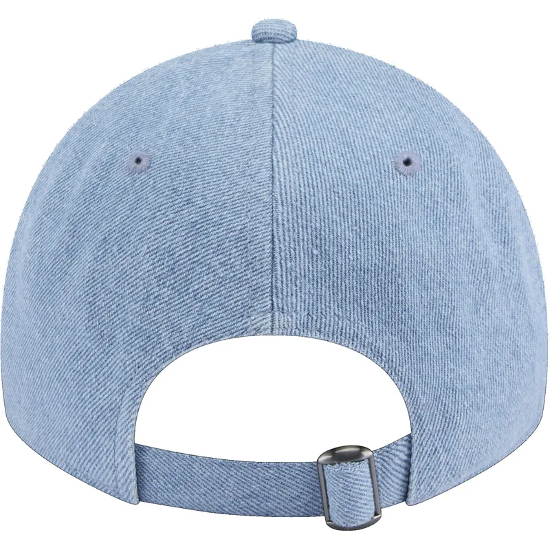 petten-gebogen-blauw-verstelbaar-9twenty-washed-denim-van-chicago-bulls-nba-van-new-era
