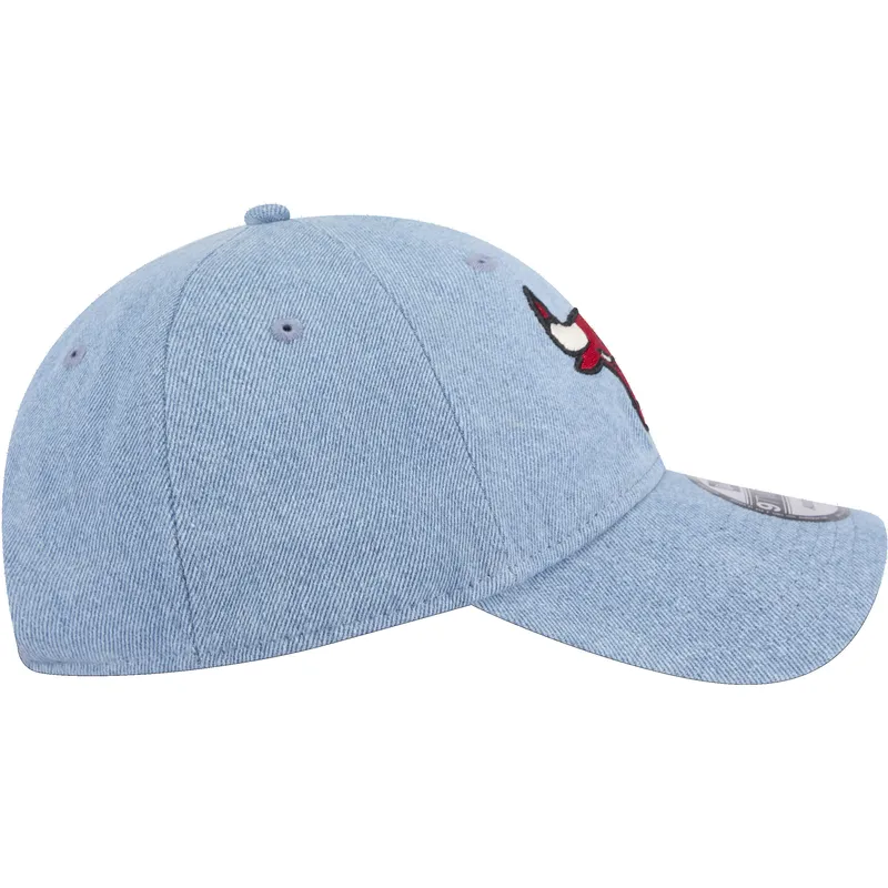 petten-gebogen-blauw-verstelbaar-9twenty-washed-denim-van-chicago-bulls-nba-van-new-era