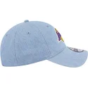 petten-gebogen-blauw-verstelbaar-9twenty-washed-denim-van-los-angeles-lakers-nba-van-new-era