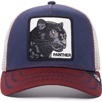 Petten gebogen meerkleurig snapback The Panther The Farm van Goorin Bros.