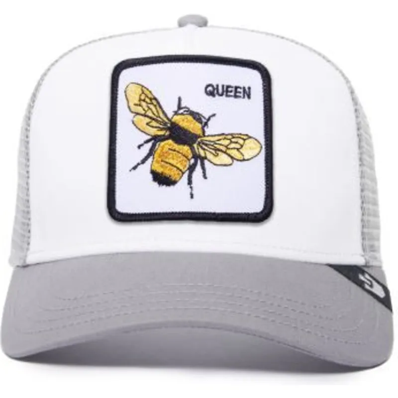 petten-gebogen-grijs-snapback-queen-bee-the-farm-van-goorin-bros petten-gebogen-grijs-snapback-queen-bee-the-farm-van-goorin-bros