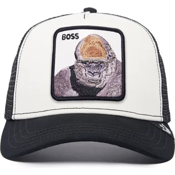 petten-gebogen-zwart-snapback-the-boss-gorilla-the-farm-van-goorin-bros