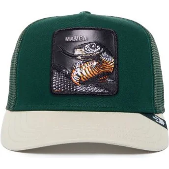 Petten gebogen groen snapback Mamba The Farm Premium The...
