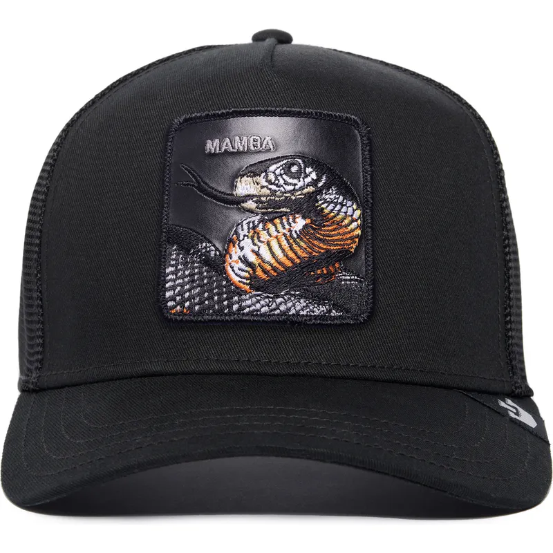 petten-gebogen-zwart-snapback-mamba-the-farm-premium-the-farm-van-goorin-bros