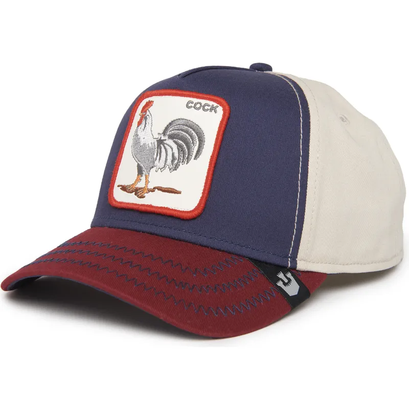 petten-gebogen-meerkleurig-snapback-cock-all-american-rooster-100-the-farm-all-over-canvas-the-farm-van-goorin-bros