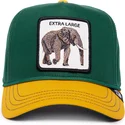 petten-gebogen-groen-snapback-extra-large-100-the-farm-all-over-canvas-the-farm-van-goorin-bros