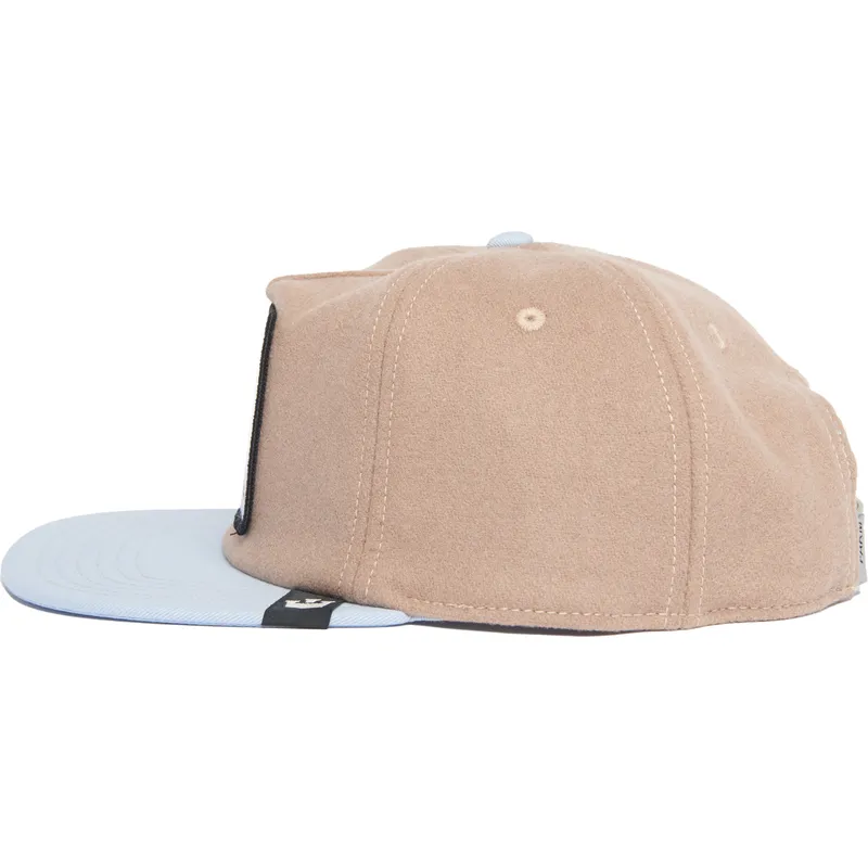petten-plat-bruin-snapback-cock-free-range-the-farm-flats-the-farm-van-goorin-bros
