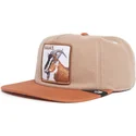 petten-plat-bruin-snapback-goat-alpine-base-the-farm-flats-the-farm-van-goorin-bros