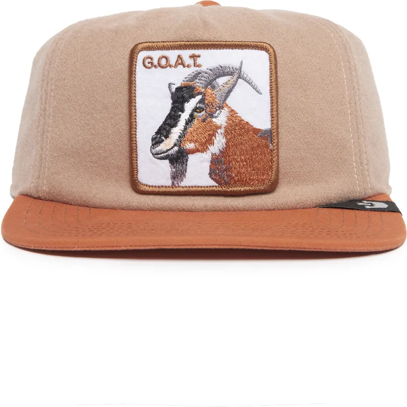 petten-plat-bruin-snapback-goat-alpine-base-the-farm-flats-the-farm-van-goorin-bros