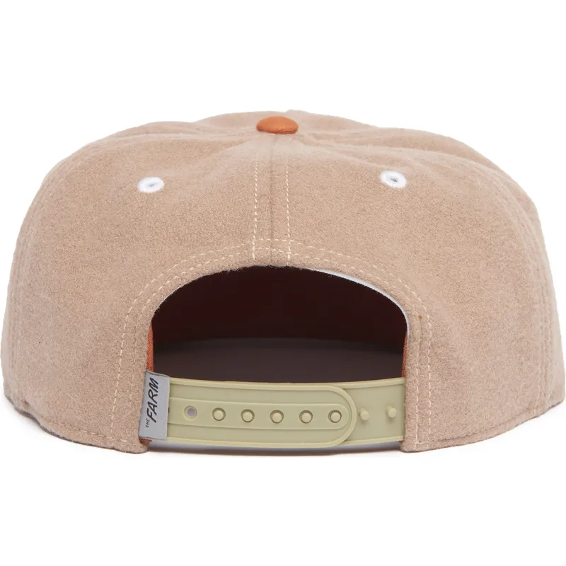petten-plat-bruin-snapback-goat-alpine-base-the-farm-flats-the-farm-van-goorin-bros