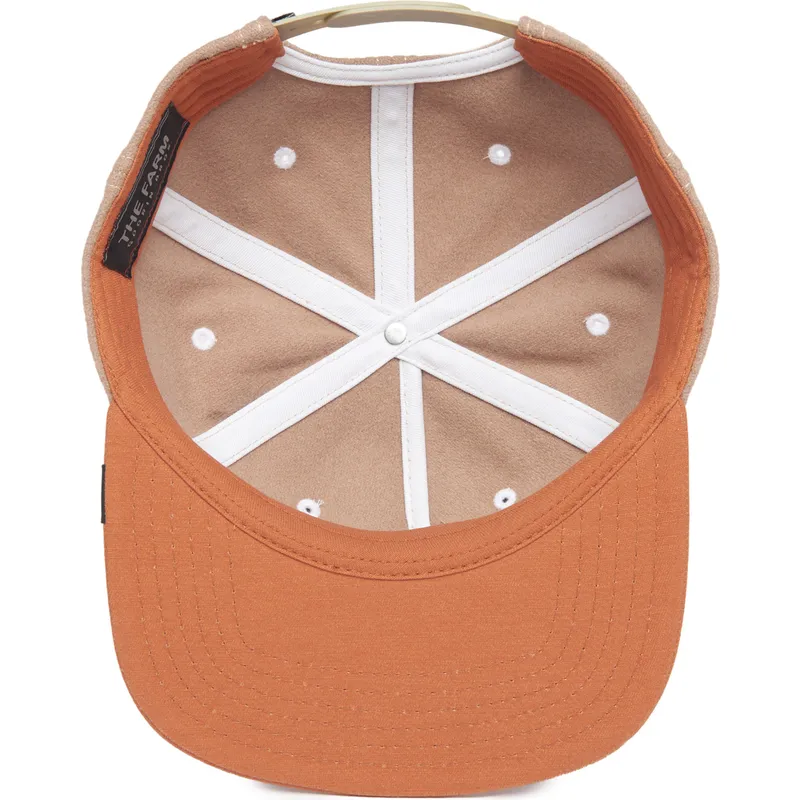 petten-plat-bruin-snapback-goat-alpine-base-the-farm-flats-the-farm-van-goorin-bros