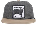 petten-plat-grijs-snapback-black-sheep-flock-mountain-the-farm-flats-the-farm-van-goorin-bros