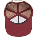 petten-plat-bruin-snapback-stallion-free-rider-the-farm-flats-the-farm-van-goorin-bros