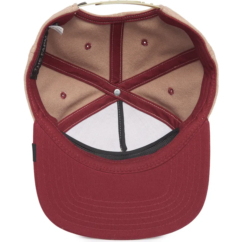 petten-plat-bruin-snapback-stallion-free-rider-the-farm-flats-the-farm-van-goorin-bros