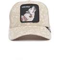 petten-gebogen-beige-snapback-lone-wolf-sign-o-the-times-the-farm-paisley-the-farm-van-goorin-bros