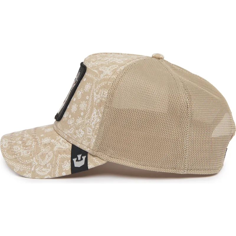 petten-gebogen-beige-snapback-lone-wolf-sign-o-the-times-the-farm-paisley-the-farm-van-goorin-bros