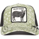 petten-gebogen-groen-snapback-black-sheep-parade-the-farm-paisley-the-farm-van-goorin-bros