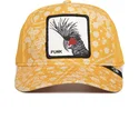 petten-gebogen-geel-snapback-punk-spray-paint-arch-the-farm-paisley-the-farm-van-goorin-bros