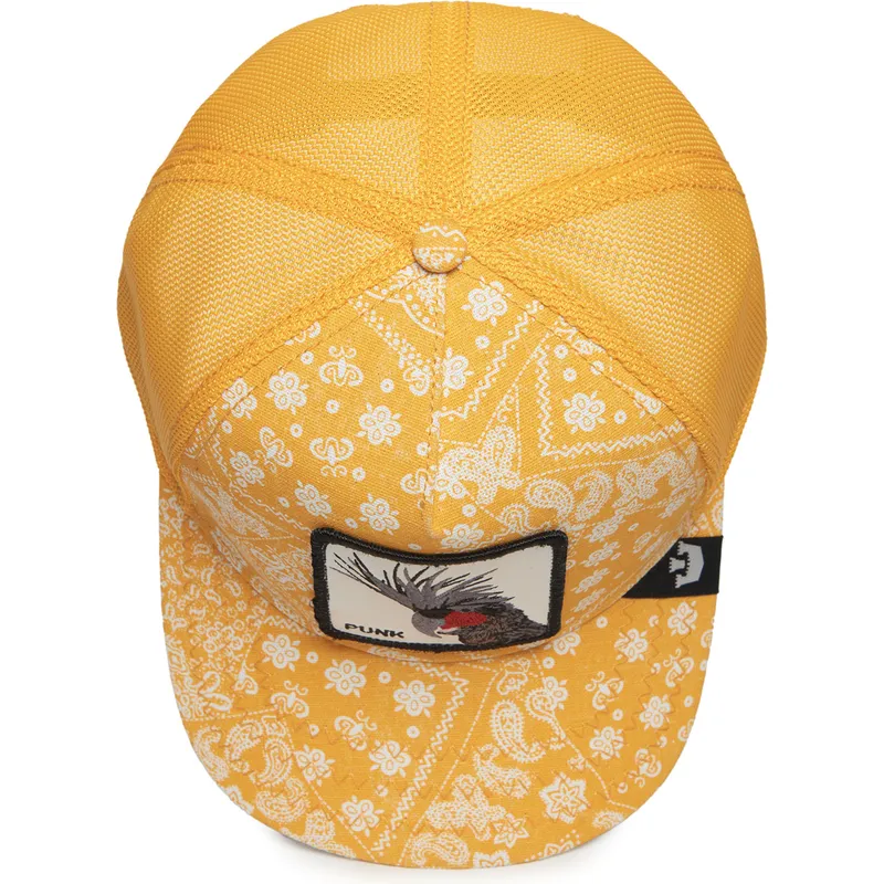 petten-gebogen-geel-snapback-punk-spray-paint-arch-the-farm-paisley-the-farm-van-goorin-bros petten-gebogen-geel-snapback-punk-spray-paint-arch-the-farm-paisley-the-farm-van-goorin-bros