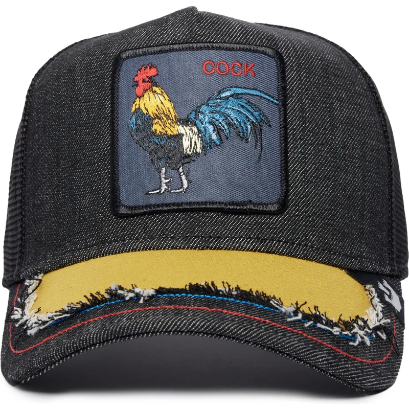 petten-gebogen-zwart-snapback-silky-cock-the-farm-silky-roots-the-farm-van-goorin-bros