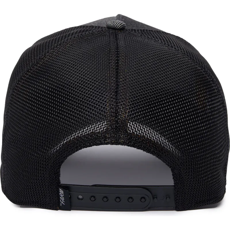petten-gebogen-zwart-snapback-silky-cock-the-farm-silky-roots-the-farm-van-goorin-bros