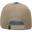 petten-gebogen-blauw-snapback-tricky-silky-rabbit-the-farm-silky-roots-the-farm-van-goorin-bros