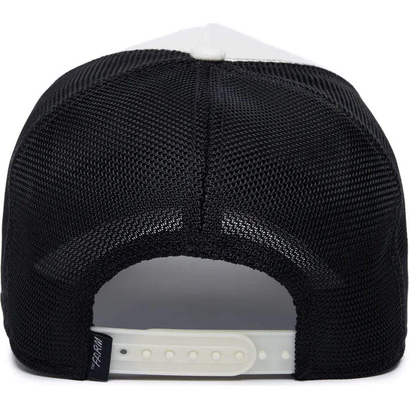 petten-gebogen-wit-snapback-silky-chick-the-farm-silky-roots-the-farm-van-goorin-bros