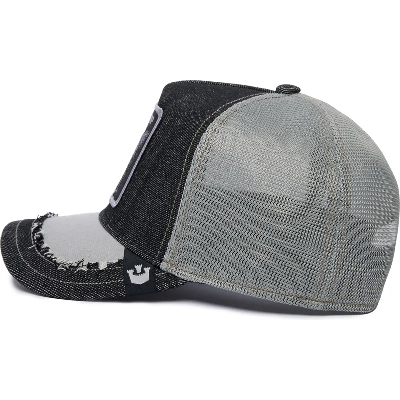 petten-gebogen-zwart-snapback-silky-sheep-the-farm-silky-roots-the-farm-van-goorin-bros